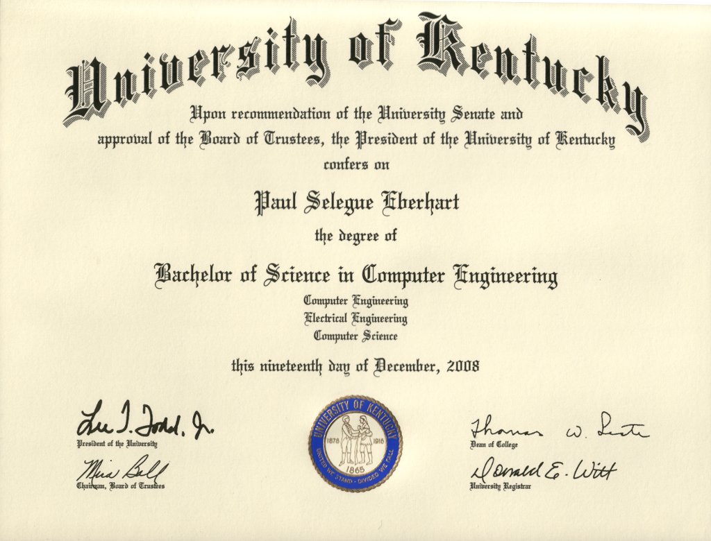 Diploma PAPPP s Rambling