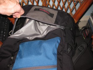 Lower pouch of Timbuk2 Shotwell