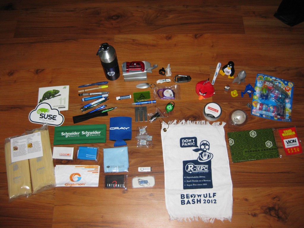 Other miscellaneous schwag from SC12