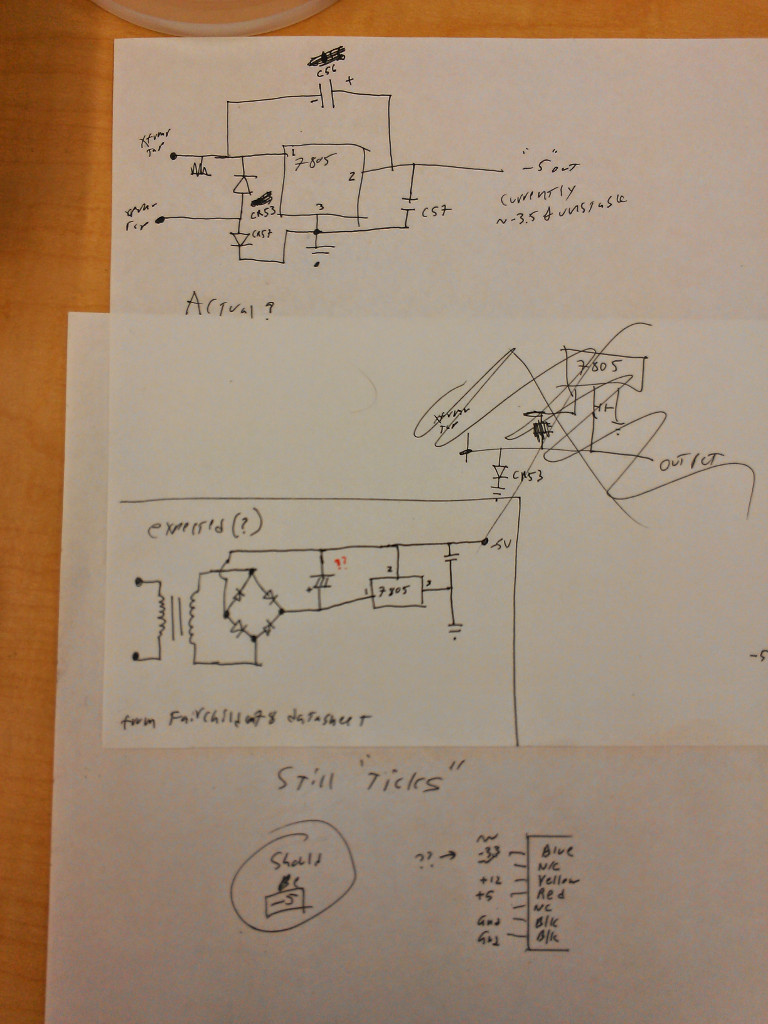 Reverse engineered LC PSU circuit.